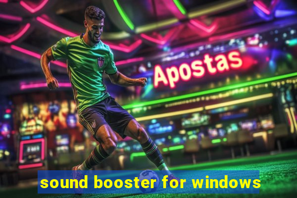 sound booster for windows